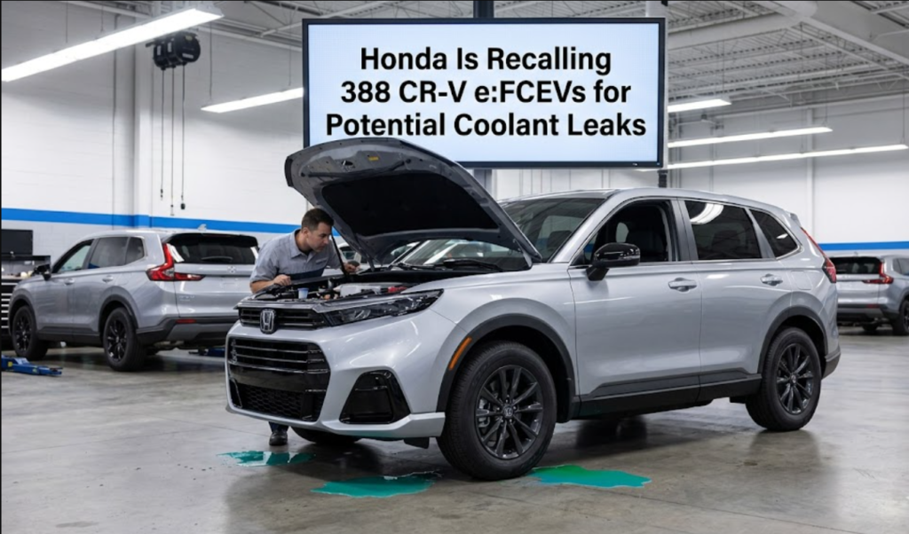 Honda Is Recalling 388 CR-V eFCEVs for Potential Coolant Leaks